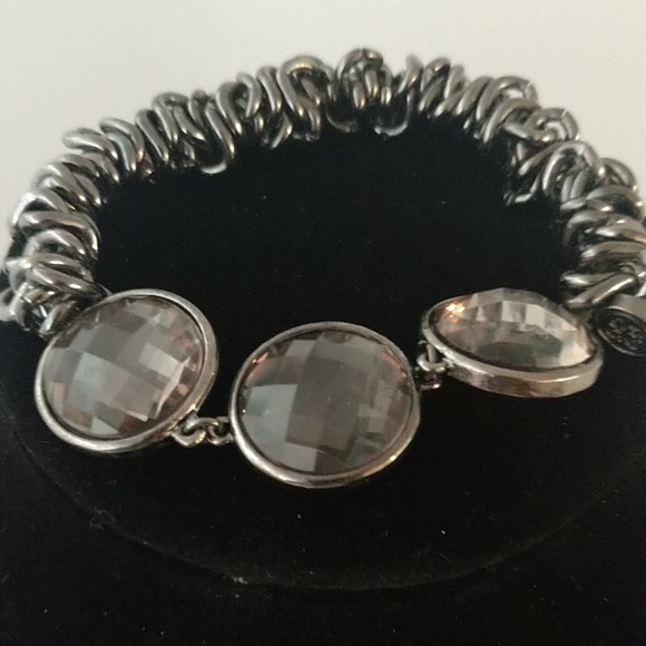 Smoke quartz necklace with bracelet - Picture 3 of 3